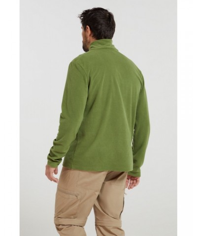 Camber II Mens Half-Zip Fleece Bright Green $13.50 Fleece