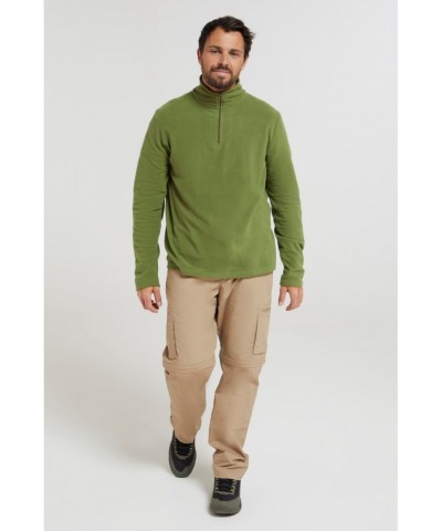 Camber II Mens Half-Zip Fleece Bright Green $13.50 Fleece