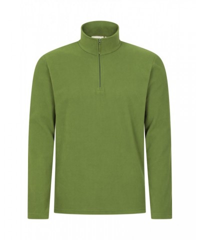 Camber II Mens Half-Zip Fleece Bright Green $13.50 Fleece