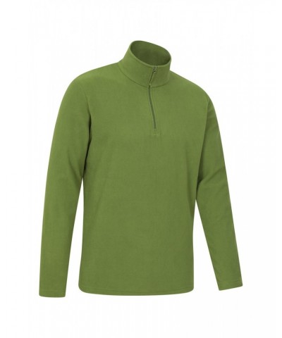 Camber II Mens Half-Zip Fleece Bright Green $13.50 Fleece