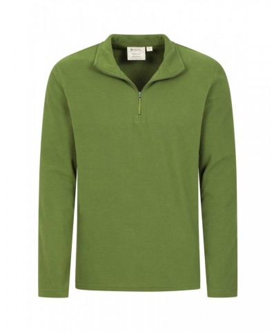 Camber II Mens Half-Zip Fleece Bright Green $13.50 Fleece