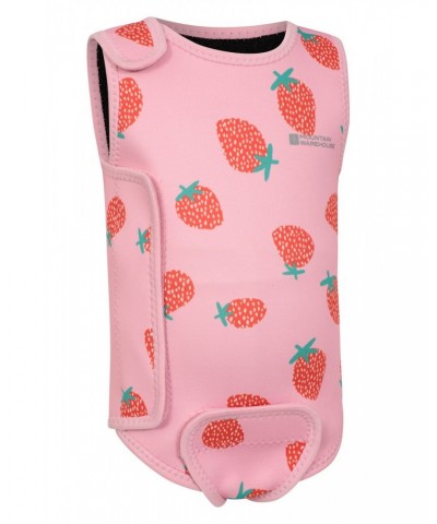 Printed Baby Wetsuit Pink $17.39 Swimwear