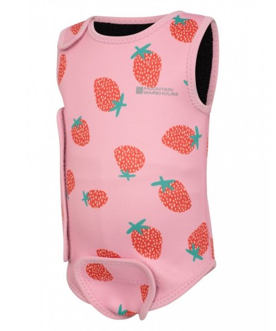 Printed Baby Wetsuit Pink $17.39 Swimwear