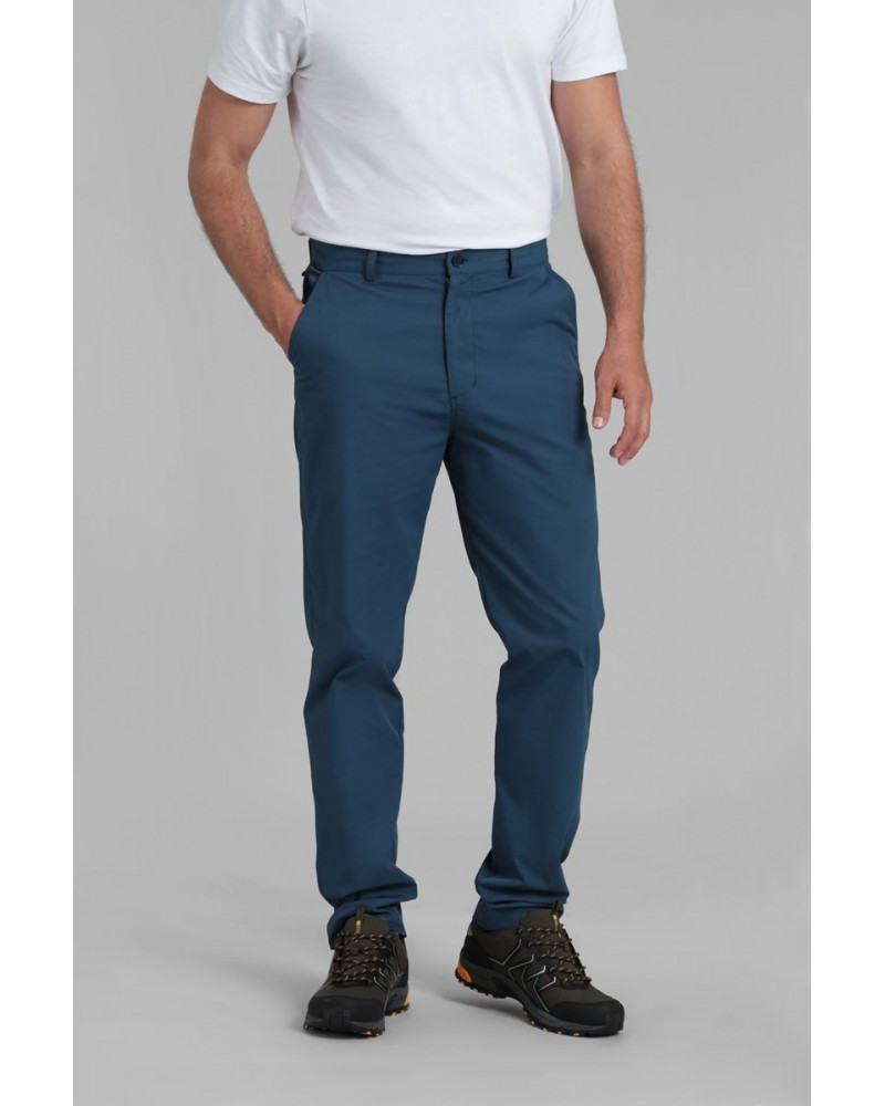 Adventure Mens Water Resistant Chino Pants Navy $27.99 Pants