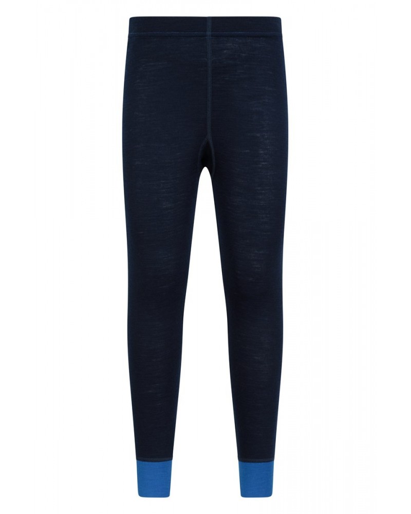 Merino Kids II Base Layer Pants Blue $19.46 Pants