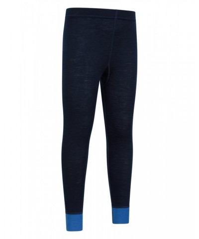 Merino Kids II Base Layer Pants Blue $19.46 Pants