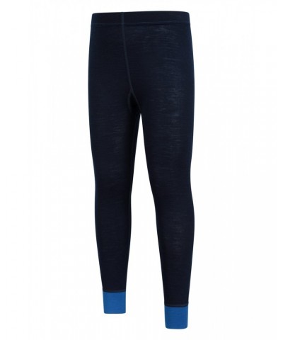 Merino Kids II Base Layer Pants Blue $19.46 Pants