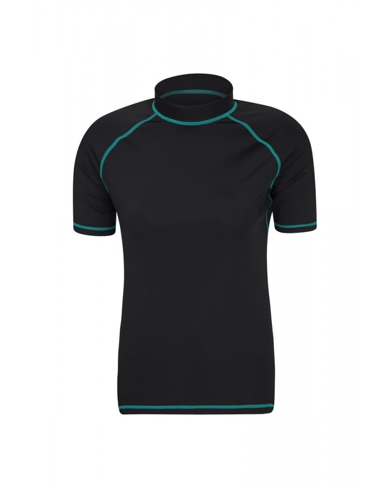 Womens UV Rash Guard Carbon $13.20 Swimwear