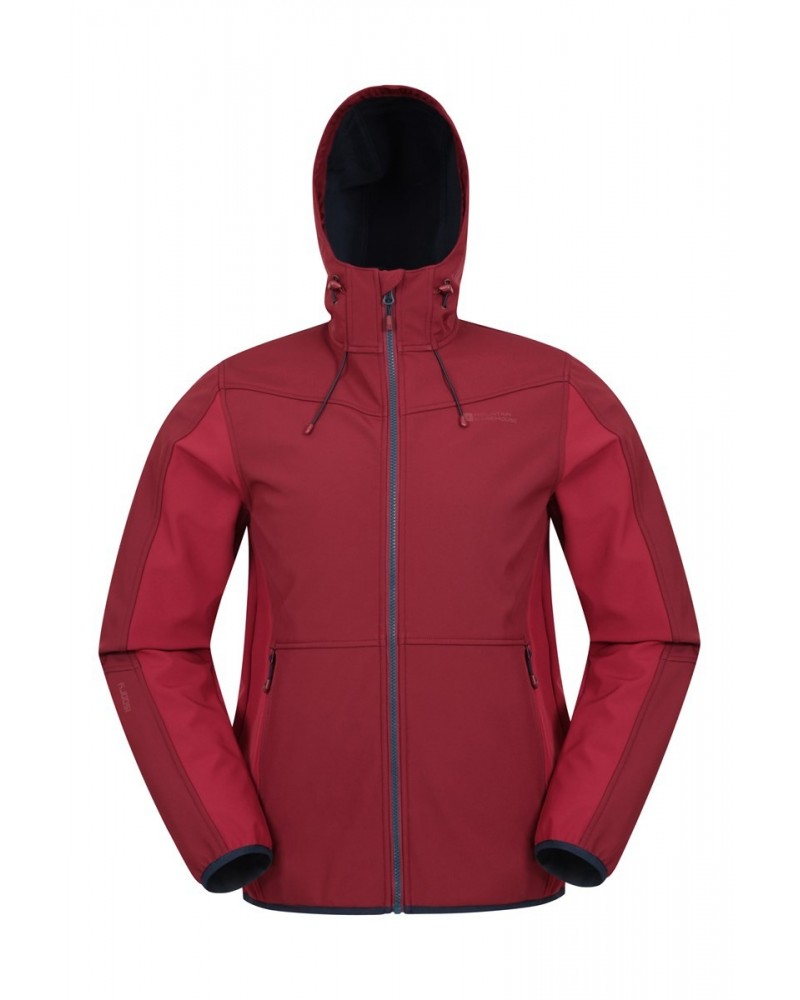 Regan Mens Softshell Jacket Dark Red $24.75 Jackets