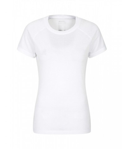 Talus Womens Thermal Tee White $14.99 Active