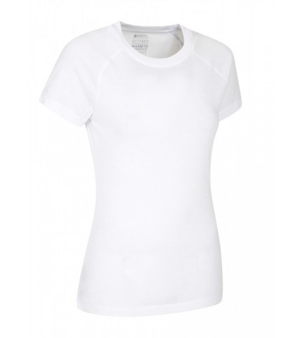 Talus Womens Thermal Tee White $14.99 Active