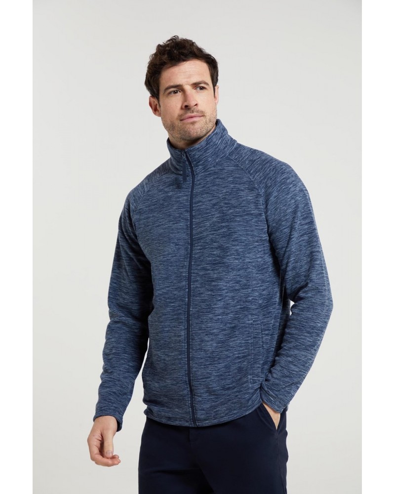 Snowdon II Mens Full-Zip Fleece Jacket Blue $17.02 Fleece