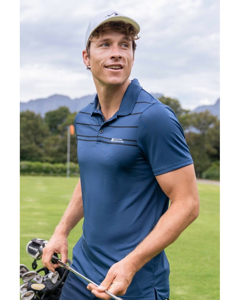 Away IsoCool Mens Polo Blue $15.38 Tops