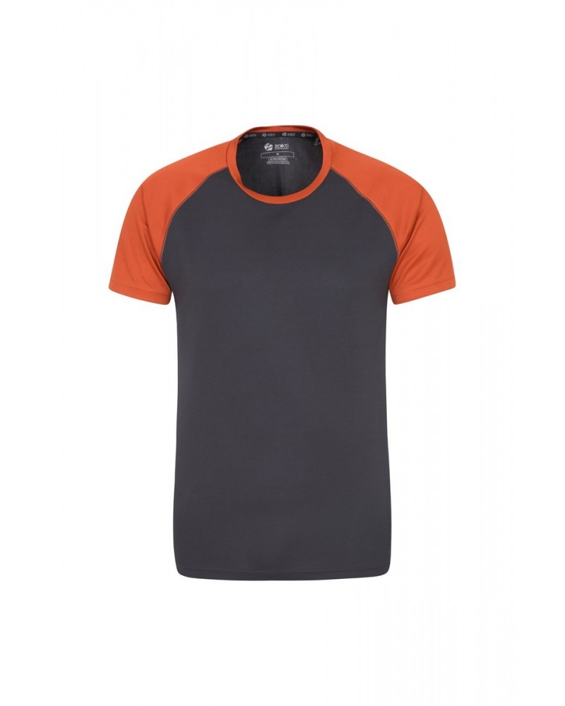 Endurance Isocool Mens Active T-Shirt Burnt Orange $13.24 Tops