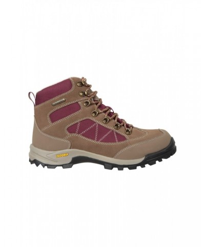 Storm Womens IsoGrip Waterproof Hiking Boots Brown $50.60 Footwear