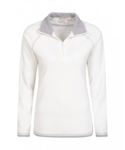 Montana Womens Half-Zip Fleece Beige $13.50 Fleece