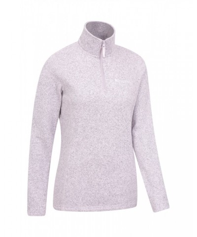 Idris Womens Half-Zip Fleece Pink $24.50 Fleece