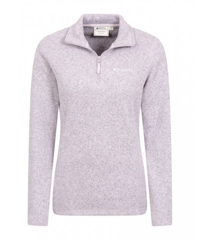 Idris Womens Half-Zip Fleece Pink $24.50 Fleece