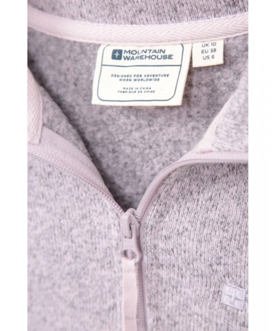 Idris Womens Half-Zip Fleece Pink $24.50 Fleece