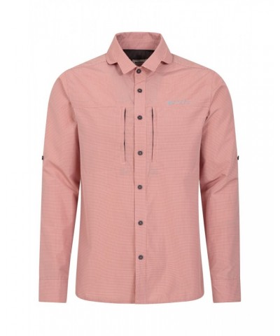 Keel Mens Travel Shirt Orange $17.86 Tops