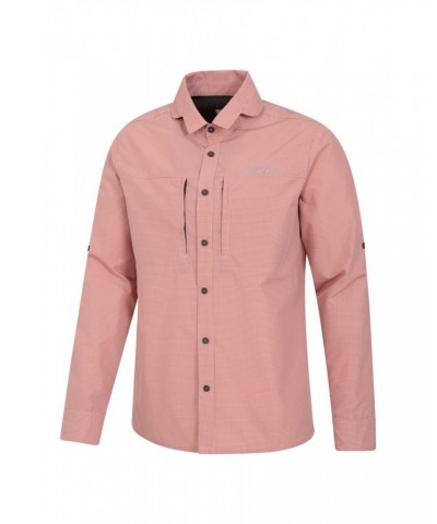 Keel Mens Travel Shirt Orange $17.86 Tops