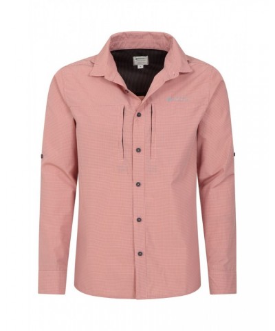 Keel Mens Travel Shirt Orange $17.86 Tops