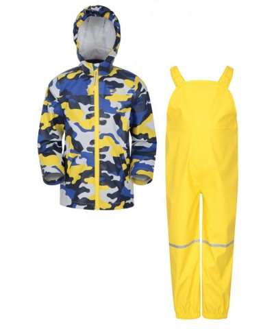 Raindrop Waterproof Jacket and Pants Set Pale Yellow $25.44 Babywear