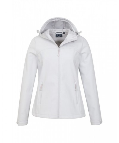 Exodus Womens Water Resistant Softshell Jacket Light Grey $28.70 Jackets