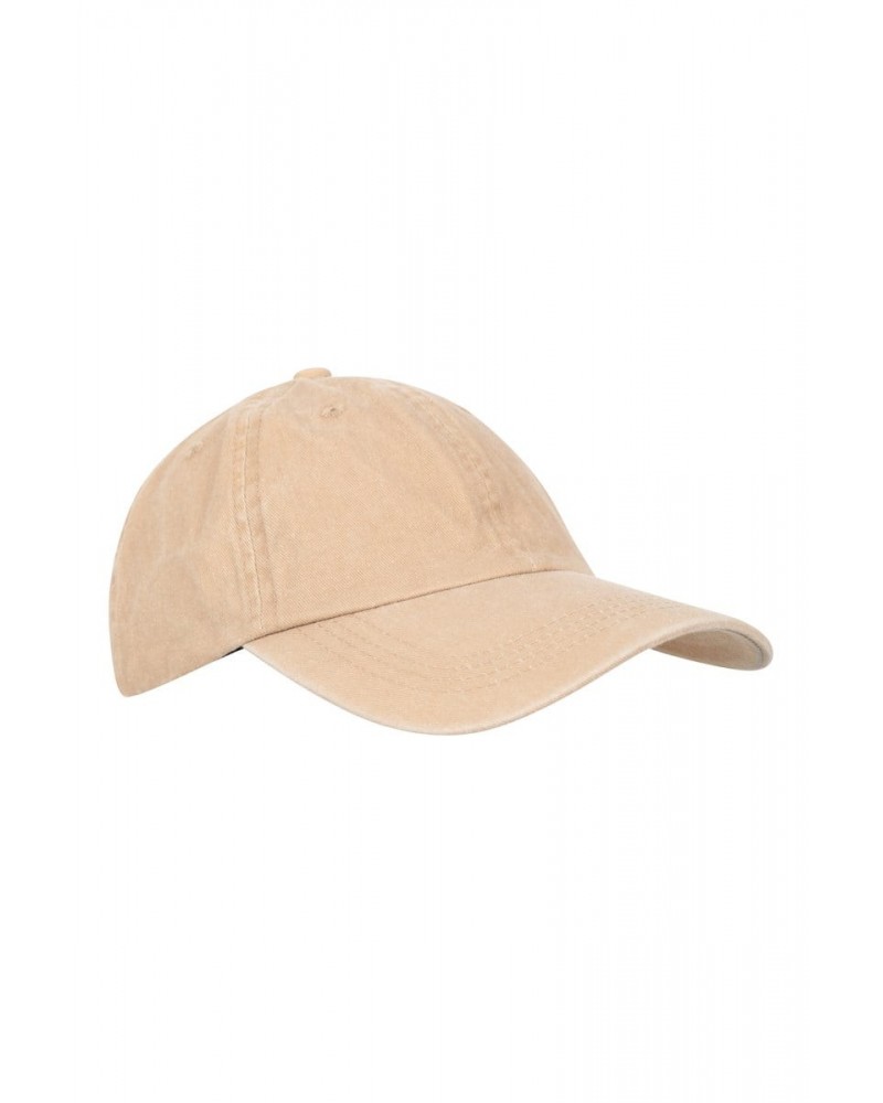 Washed Womens Baseball Cap Beige $10.79 Swimwear