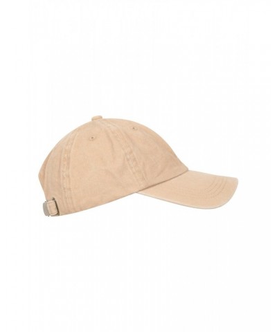 Washed Womens Baseball Cap Beige $10.79 Swimwear