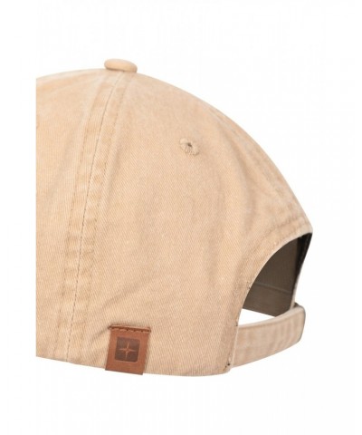 Washed Womens Baseball Cap Beige $10.79 Swimwear