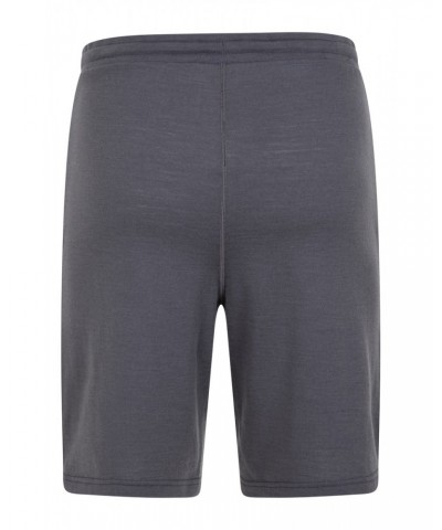 Mens Merino Base Layer Shorts Dark Grey $17.09 Pants
