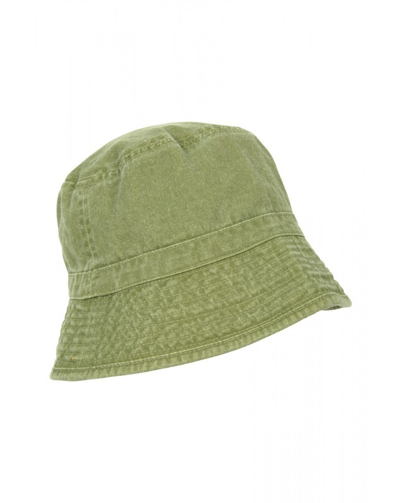 Washed Pocket Bucket Hat Khaki $11.39 Accessories