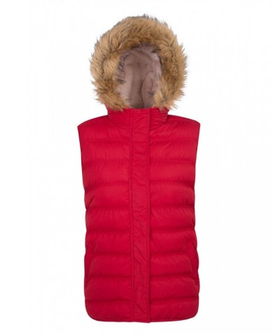 Fir Womens Insulated Vest Red $23.99 Jackets