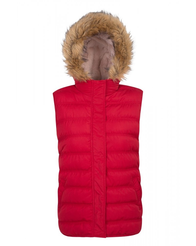 Fir Womens Insulated Vest Red $23.99 Jackets