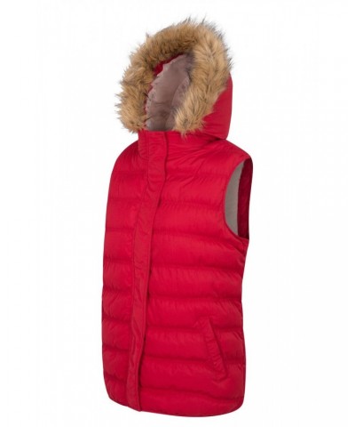 Fir Womens Insulated Vest Red $23.99 Jackets