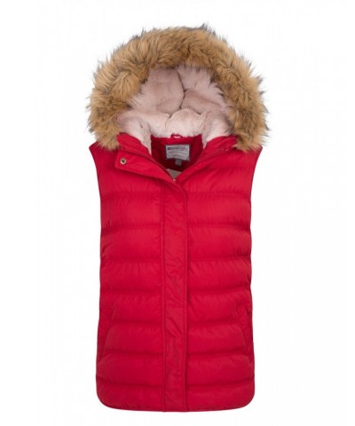 Fir Womens Insulated Vest Red $23.99 Jackets