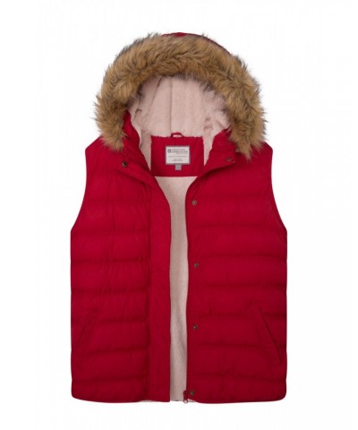 Fir Womens Insulated Vest Red $23.99 Jackets