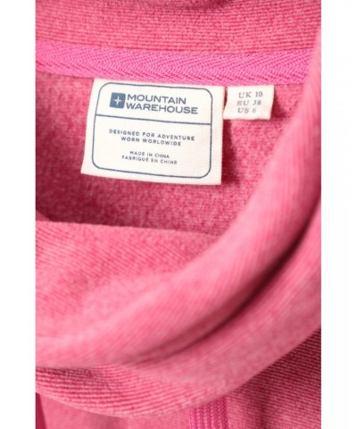 Hebridean Womens Cowl Neck Sweatshirt Dark Pink $20.34 Fleece