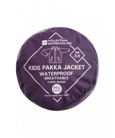 Pakka II Kids Waterproof Jacket Dark Purple $13.50 Jackets