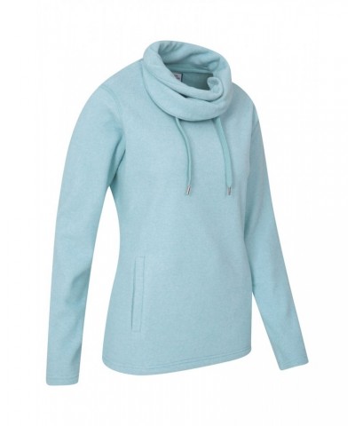 Hebridean Womens Cowl Neck Sweatshirt Mint $18.50 Fleece