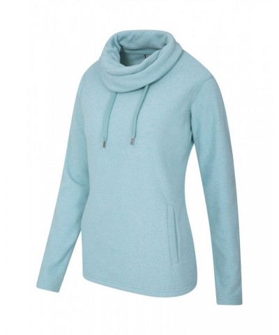 Hebridean Womens Cowl Neck Sweatshirt Mint $18.50 Fleece