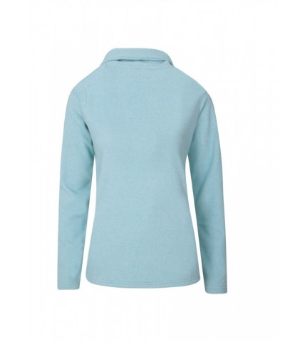 Hebridean Womens Cowl Neck Sweatshirt Mint $18.50 Fleece