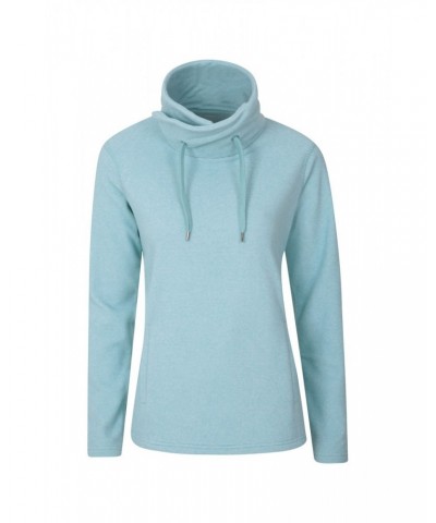 Hebridean Womens Cowl Neck Sweatshirt Mint $18.50 Fleece