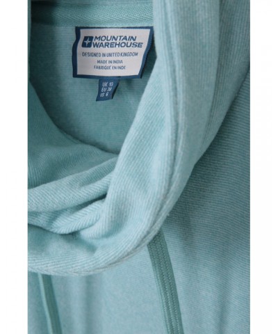 Hebridean Womens Cowl Neck Sweatshirt Mint $18.50 Fleece