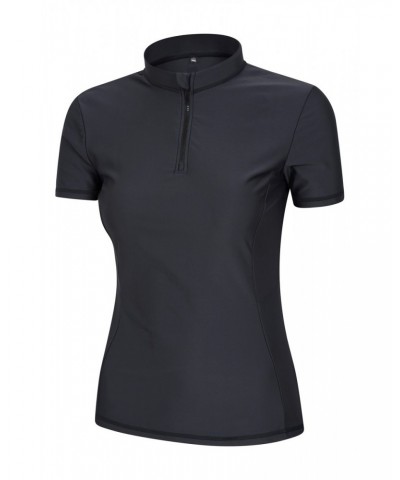 Hayle Womens Rash Guard Black $21.62 Swimwear