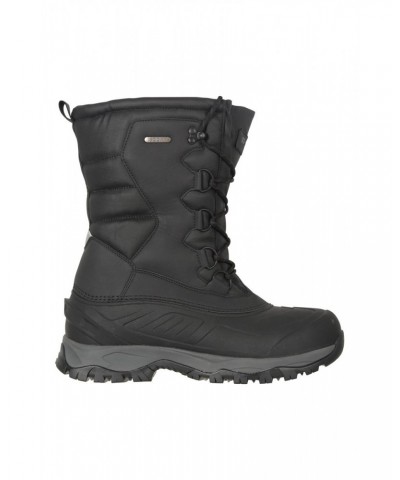 Nevis Extreme Mens Snow Boots Jet Black $25.50 Footwear