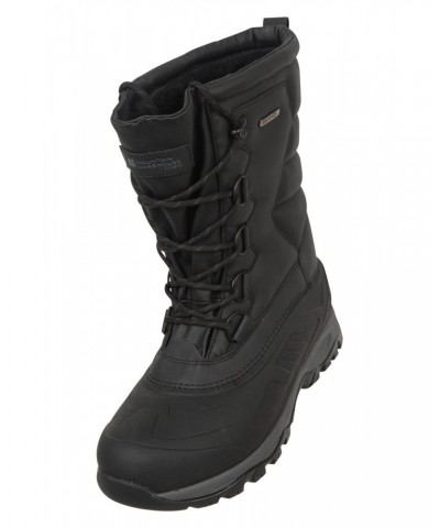 Nevis Extreme Mens Snow Boots Jet Black $25.50 Footwear