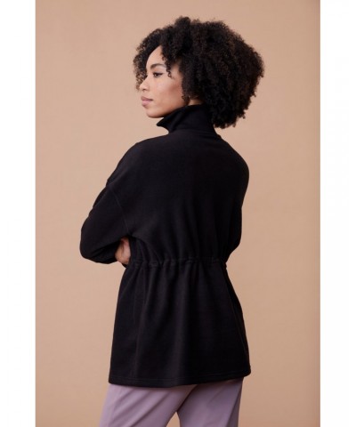 Central Womens Roller-Neck Fleece Black $17.70 Fleece