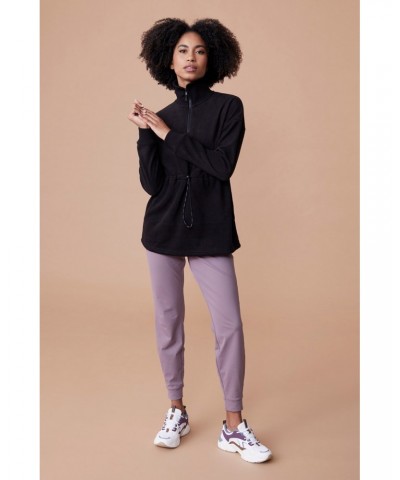 Central Womens Roller-Neck Fleece Black $17.70 Fleece